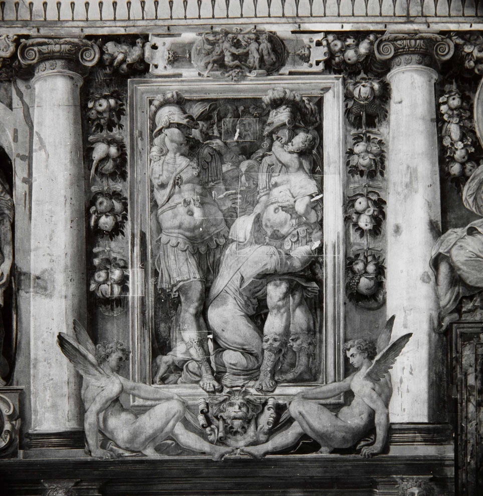 Perin del Vaga - Alessandro Magno grazia la famiglia di Dario, Castel Sant'Angelo, Roma 2